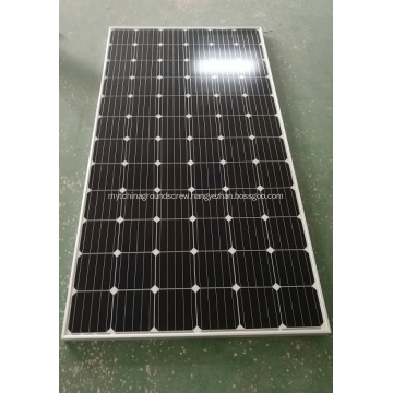 300w Mono Solar Panel Mounting on The Pole